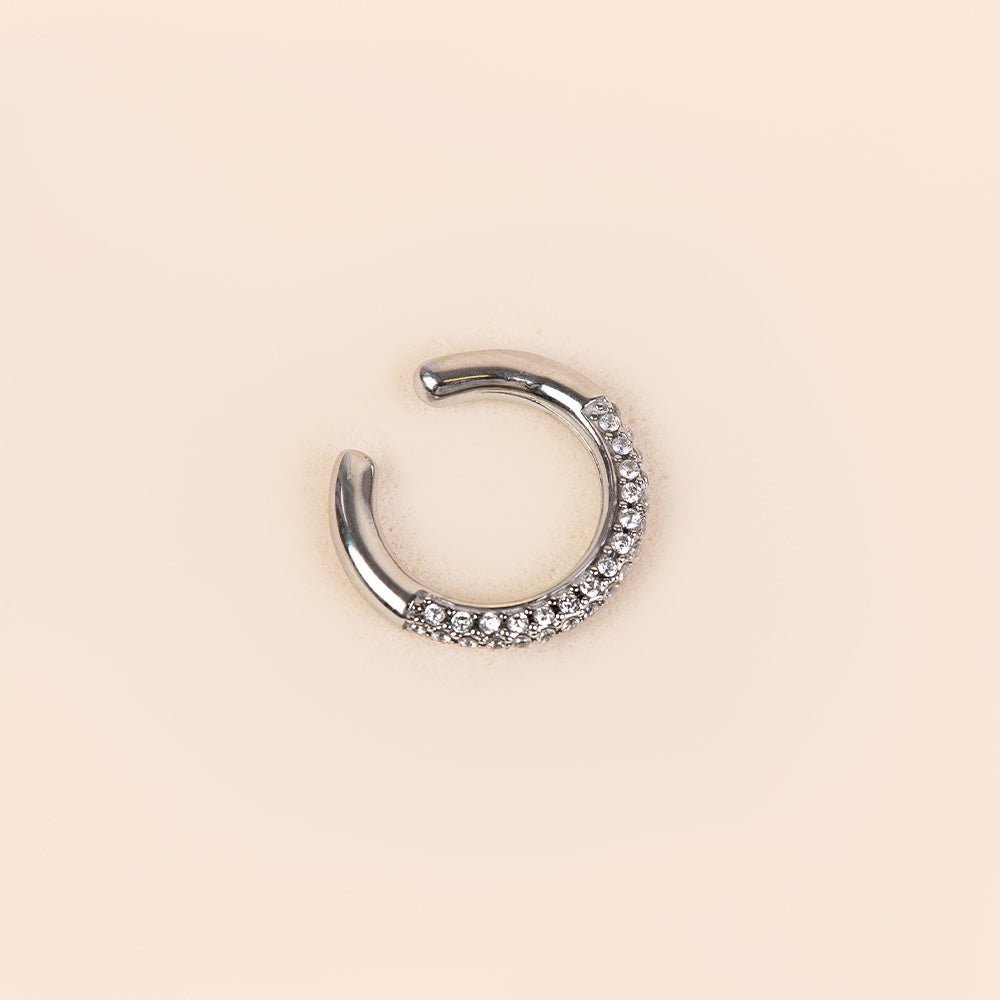 EARCUFF SEMPLICE CON MICRO STRASS