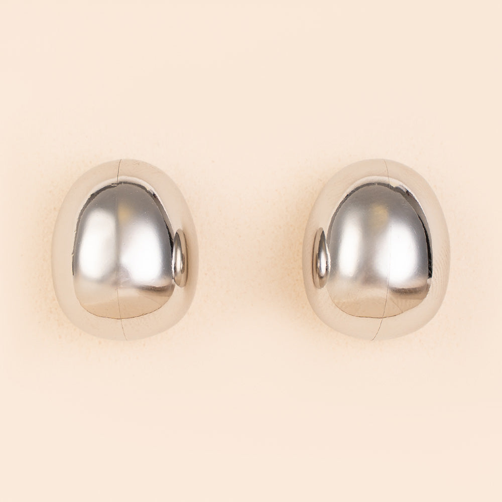 ORECCHINI A BOTTONE ABBOMBATO