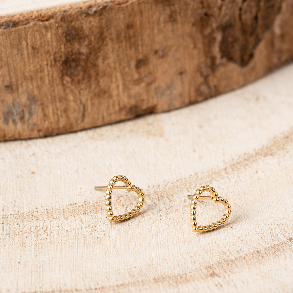 ORECCHINI A LOBO A FORMA DI CUORE