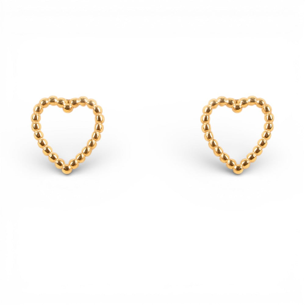 ORECCHINI A LOBO A FORMA DI CUORE