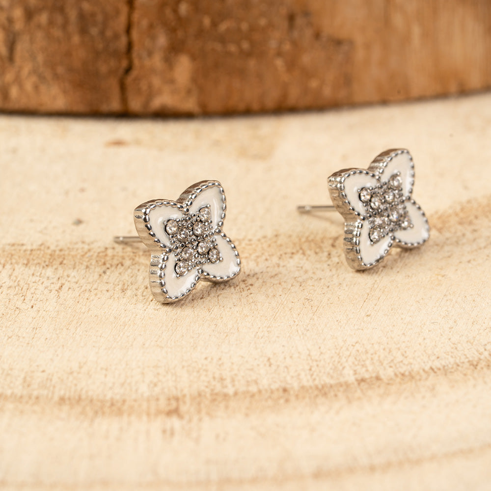 ORECCHINI A LOBO DALLA FORMA A FIORE