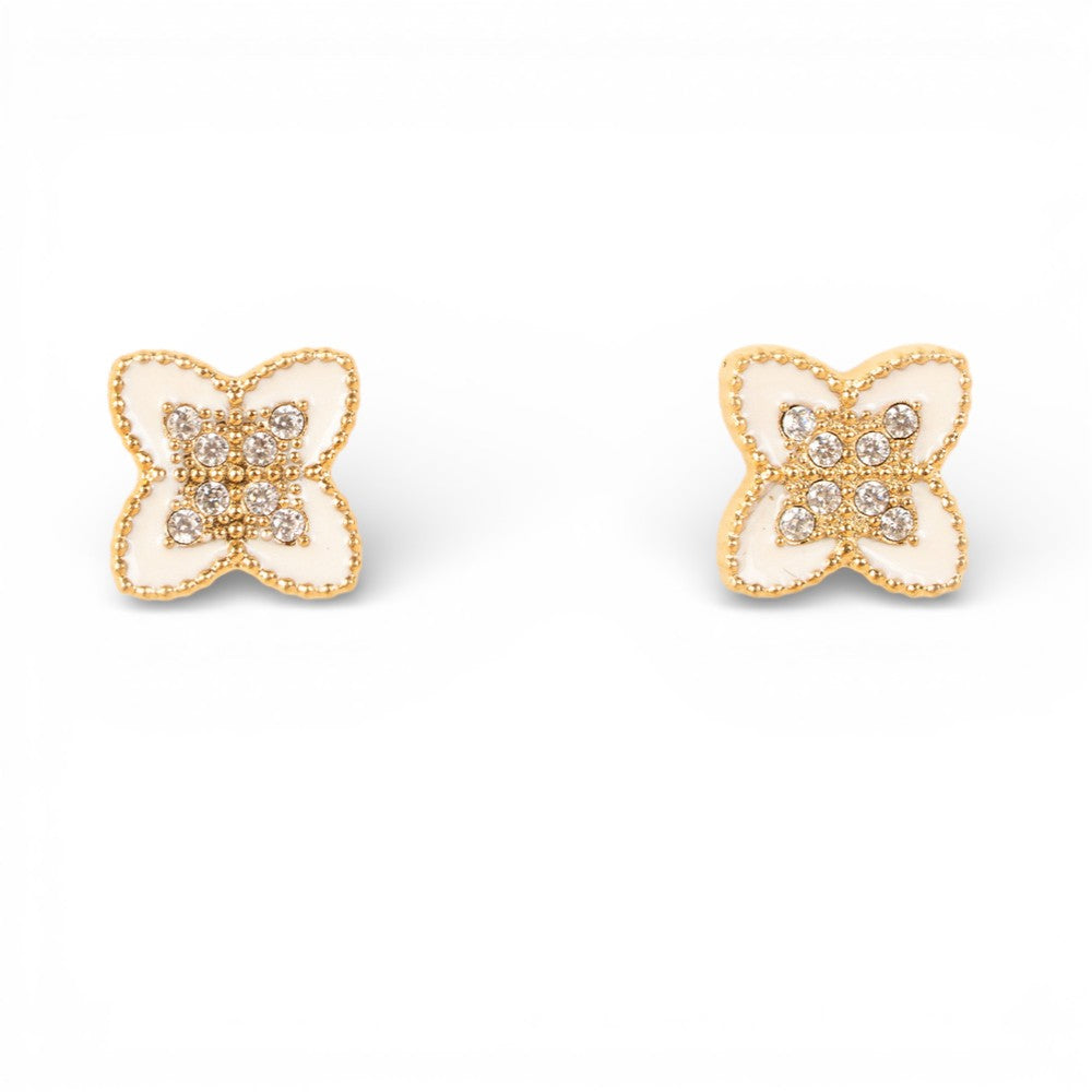 ORECCHINI A LOBO DALLA FORMA A FIORE