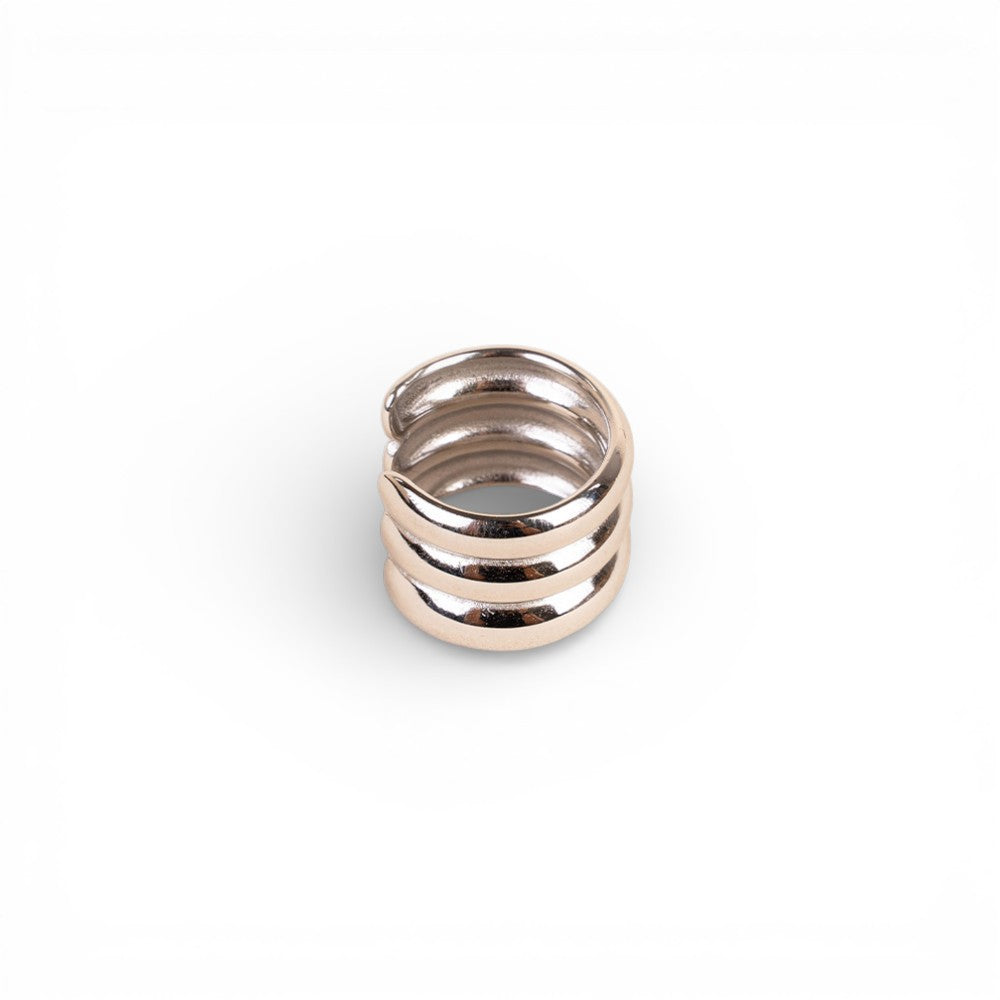 EARCUFF A FASCIA CON TRE TUBULARI