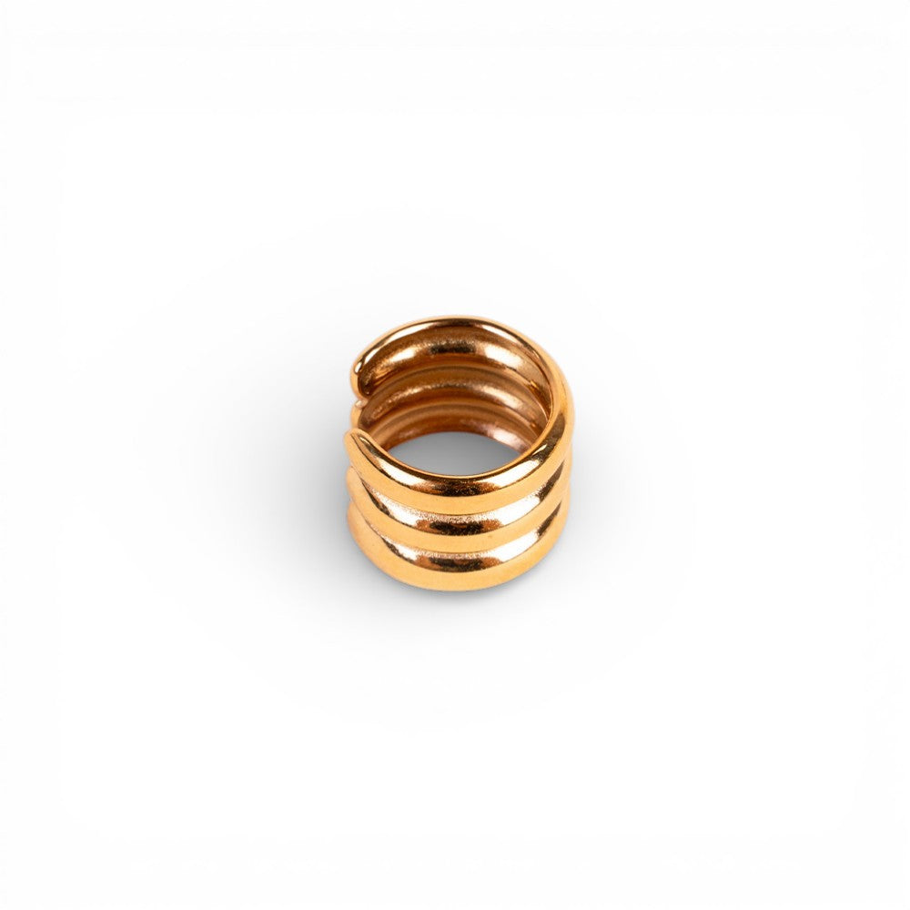 EARCUFF A FASCIA CON TRE TUBULARI