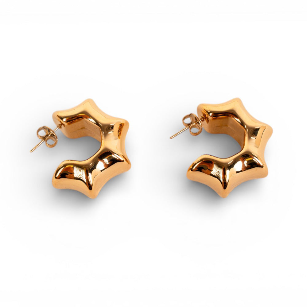 ORECCHINI SEMICIRCOLARI SIMIL SOLE