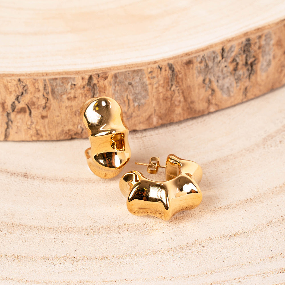 ORECCHINI SEMICIRCOLARI SIMIL SOLE