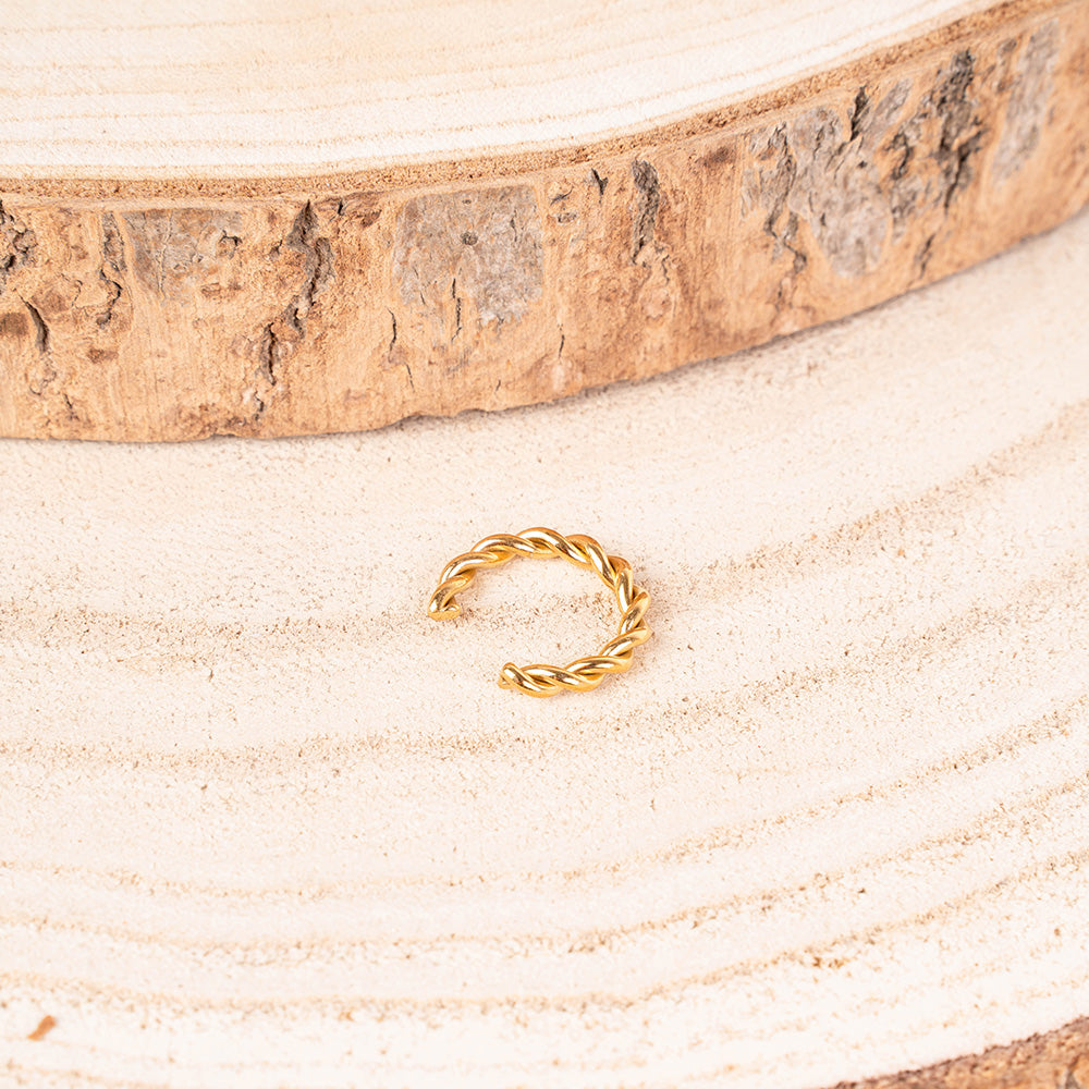 EARCUFF MEDIO ATTORCIGLIATO STRETTO