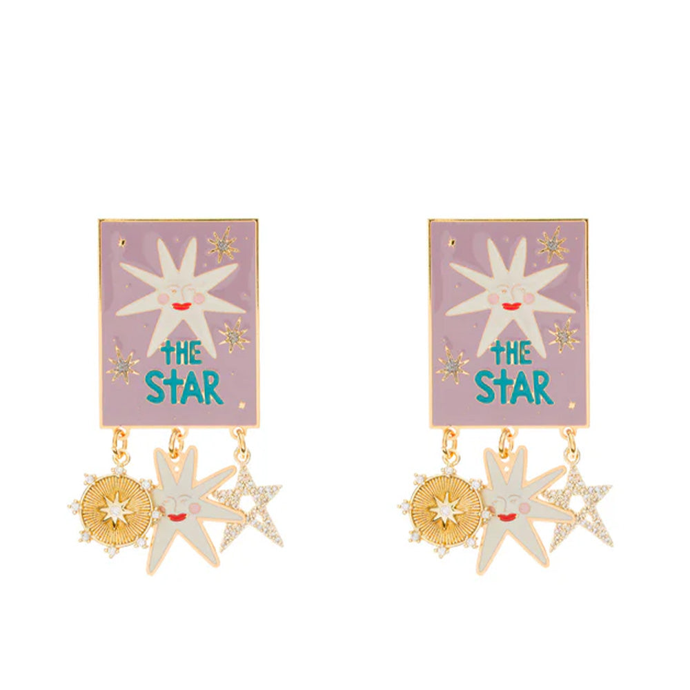 ORECCHINI PENDENTI POPPY STAR