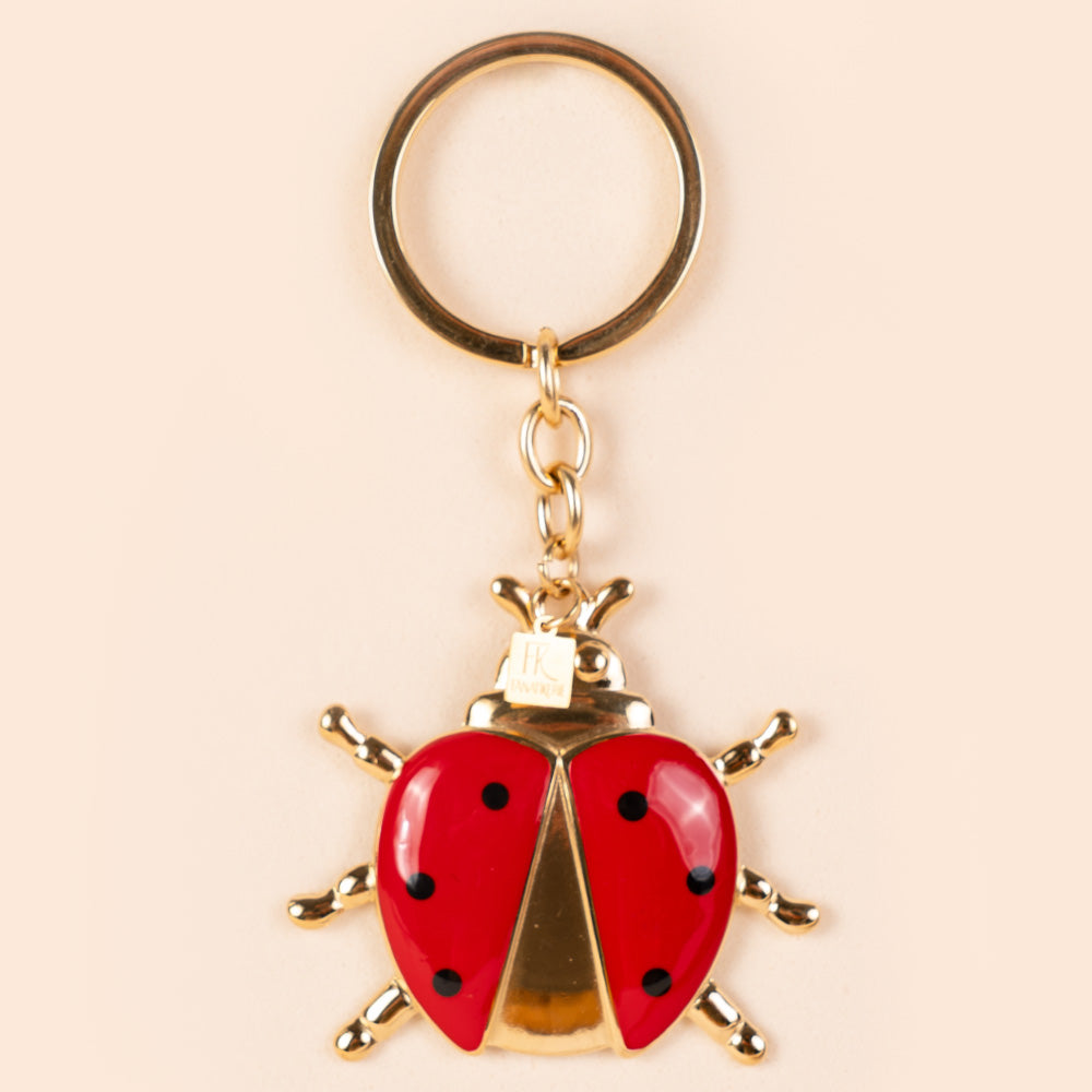 PORTACHIAVI CON COCCINELLA PENDENTE
