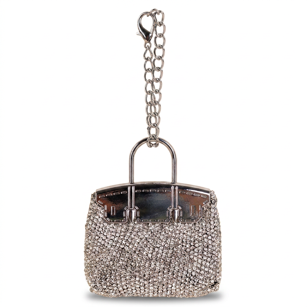 PORTAMONETE A BORSETTA CON STRASS