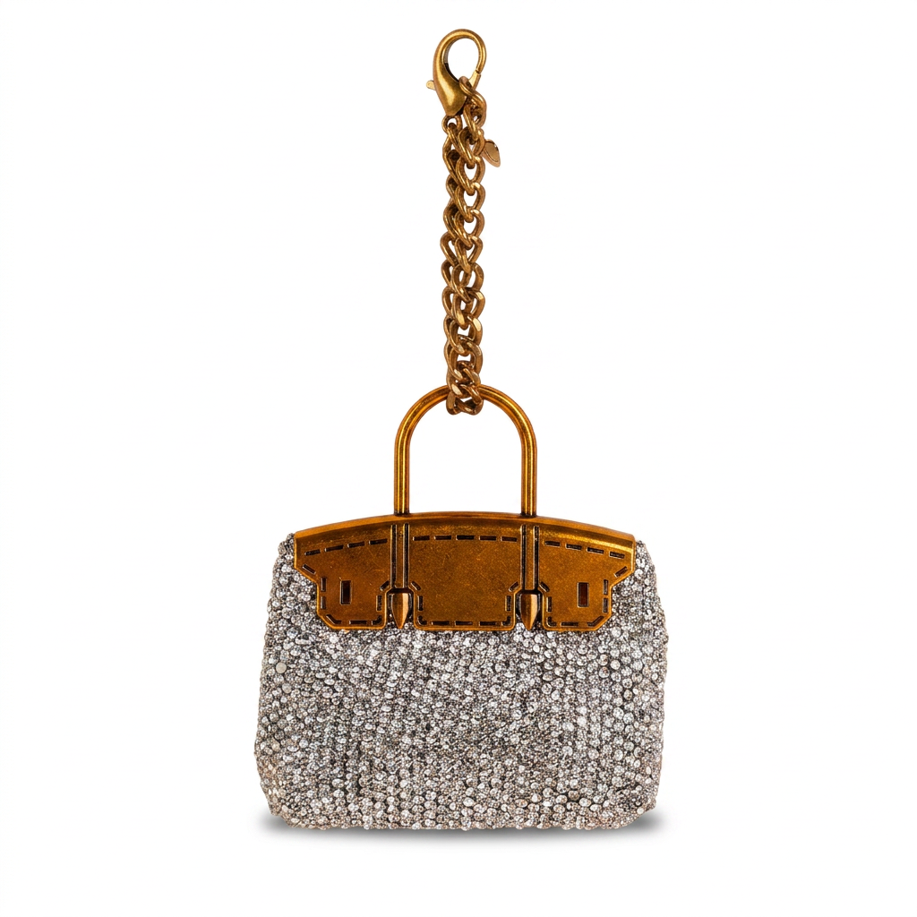 PORTAMONETE A BORSETTA CON STRASS