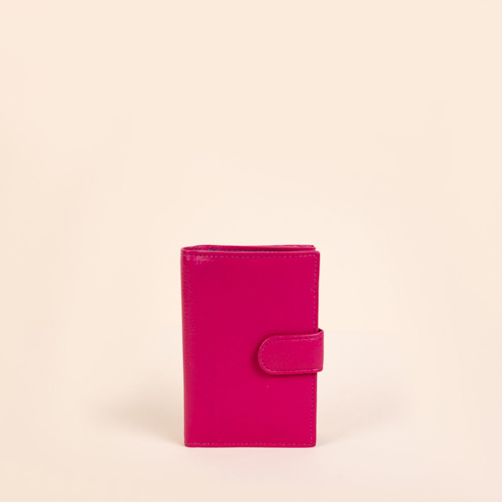 SMALL WALLET WITH MULTICOLOURED INTERIOR