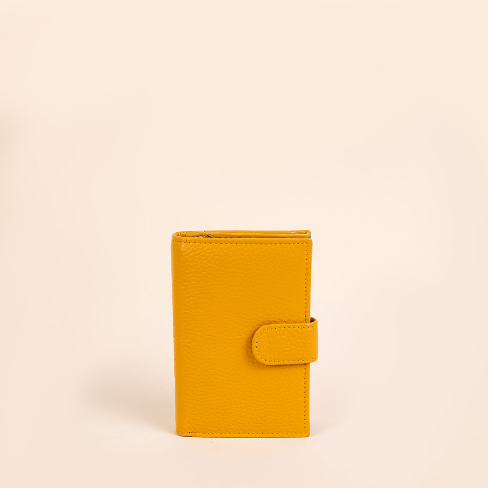 SMALL WALLET WITH MULTICOLOURED INTERIOR