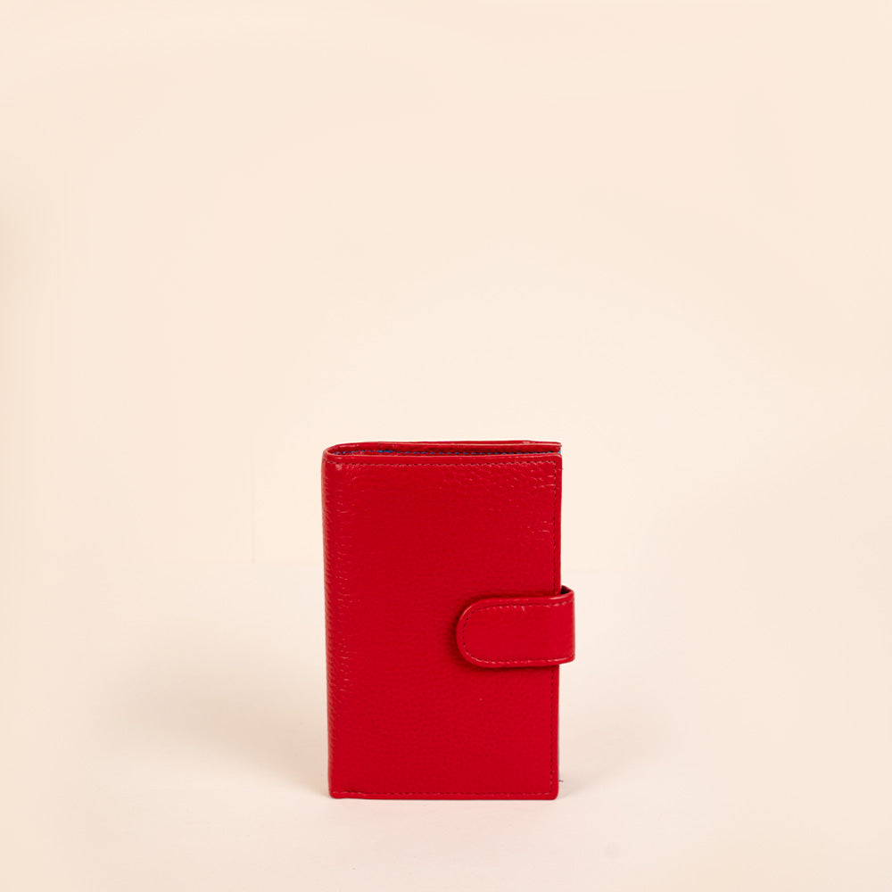 SMALL WALLET WITH MULTICOLOURED INTERIOR