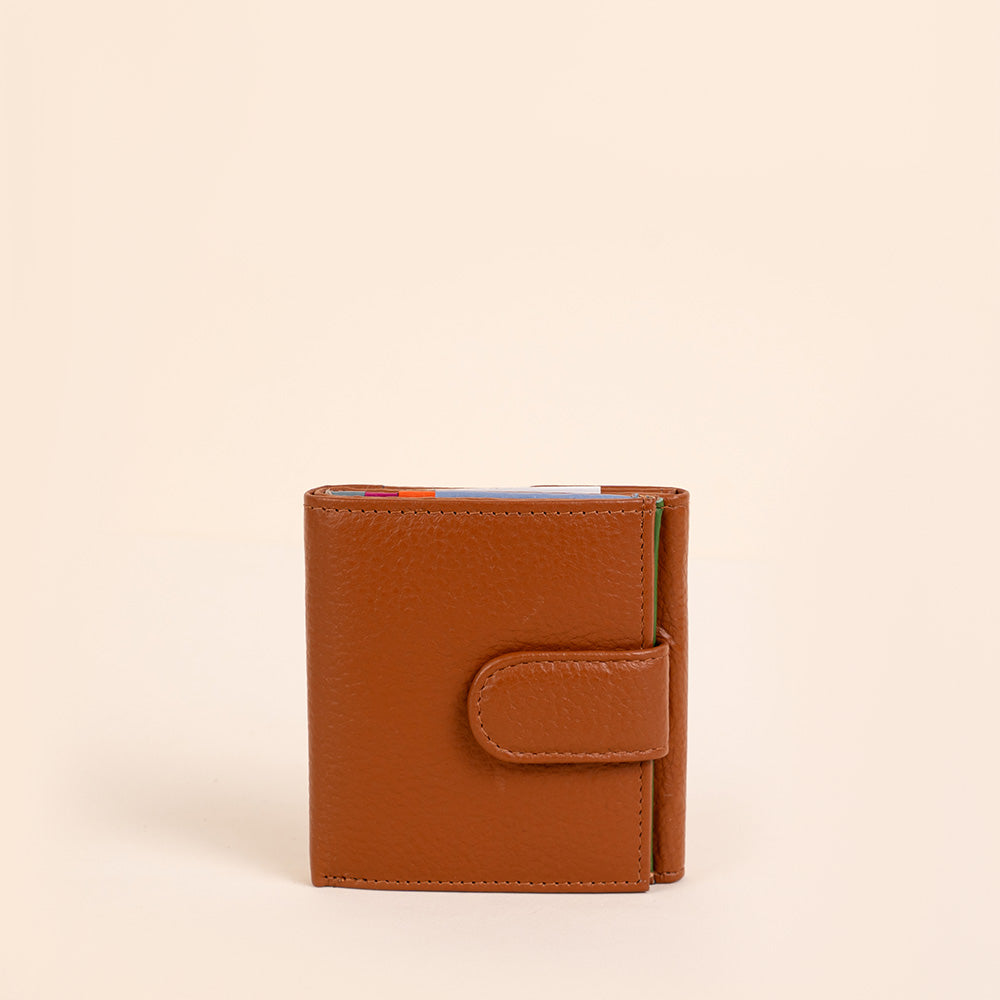 SMALL BOOK-SHAPED WALLET WITH FLAP