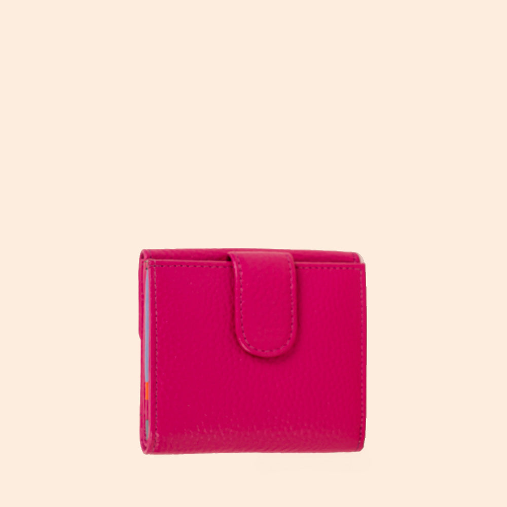 SMALL BOOK-SHAPED WALLET WITH FLAP