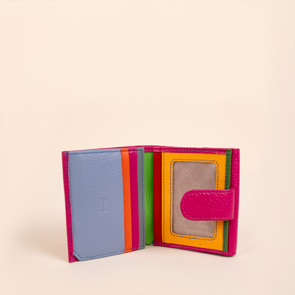 SMALL BOOK-SHAPED WALLET WITH FLAP