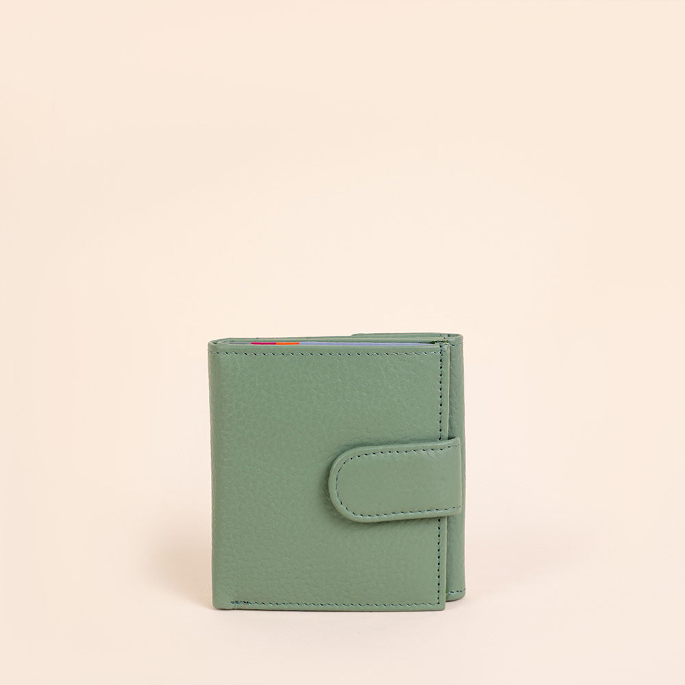 SMALL BOOK-SHAPED WALLET WITH FLAP