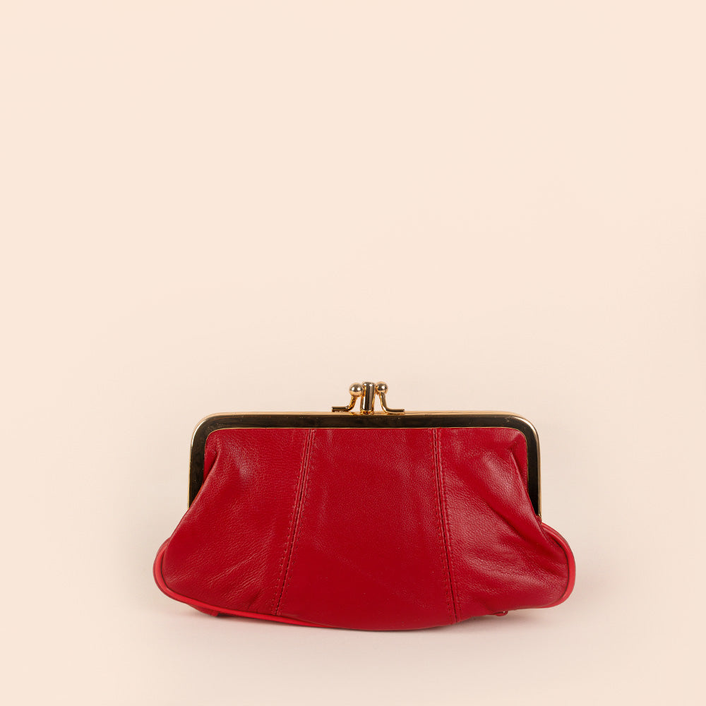 PORTAMONETE CLASSICO PELLE CON CHIUSURA A CLICK CLACK