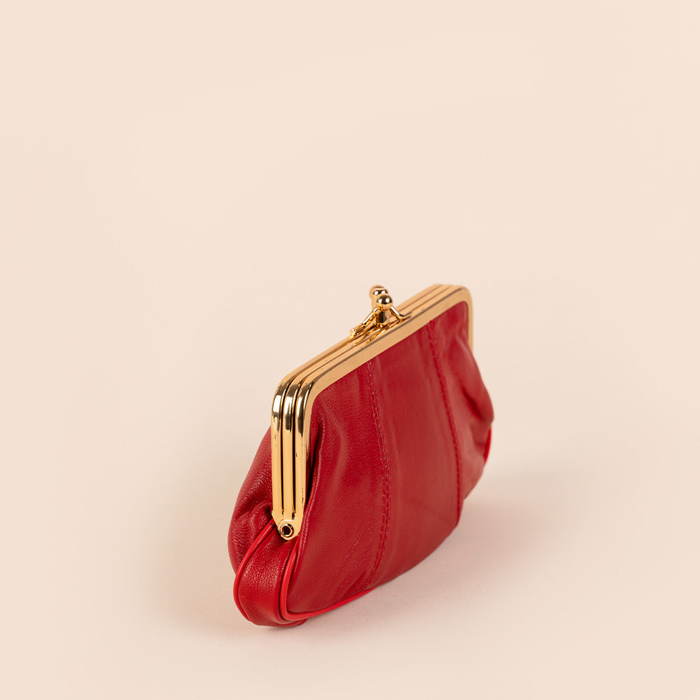 PORTAMONETE CLASSICO PELLE CON CHIUSURA A CLICK CLACK