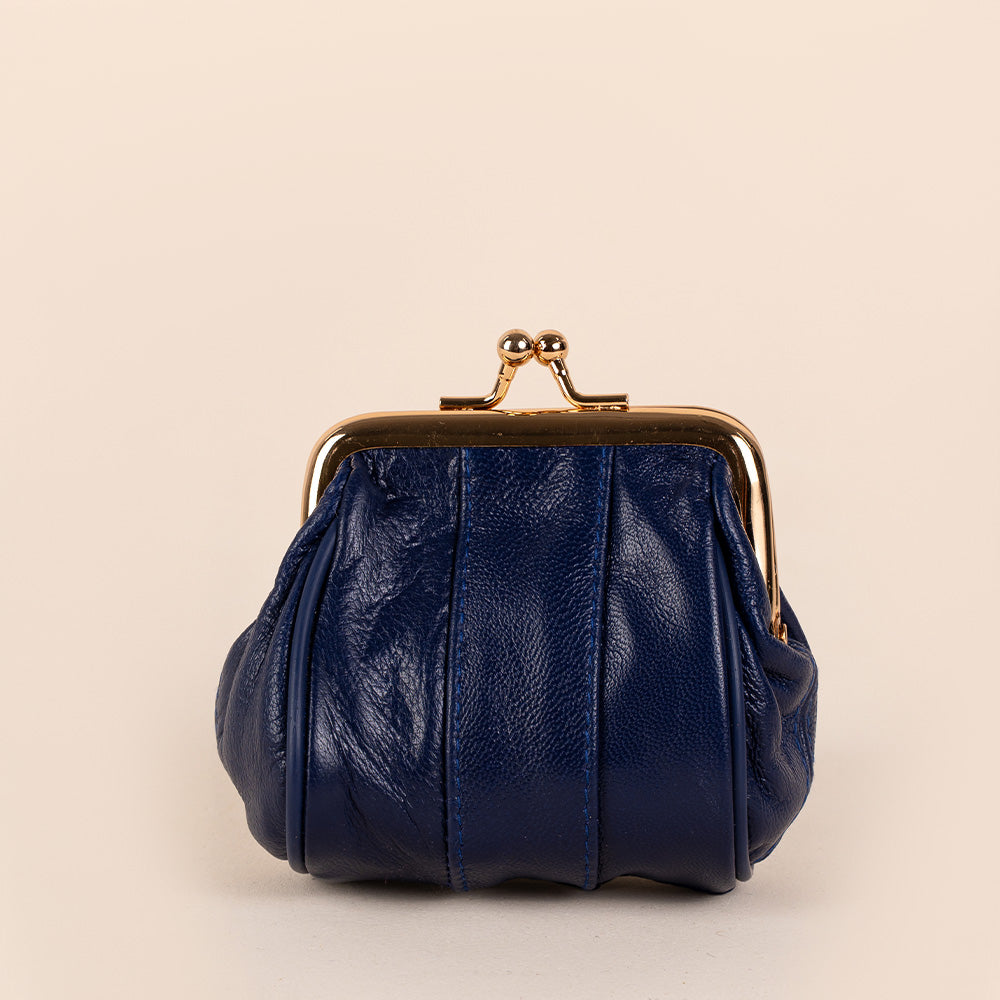 PORTAMONETE CLASSICO PELLE CON CHIUSURA A CLICK CLACK