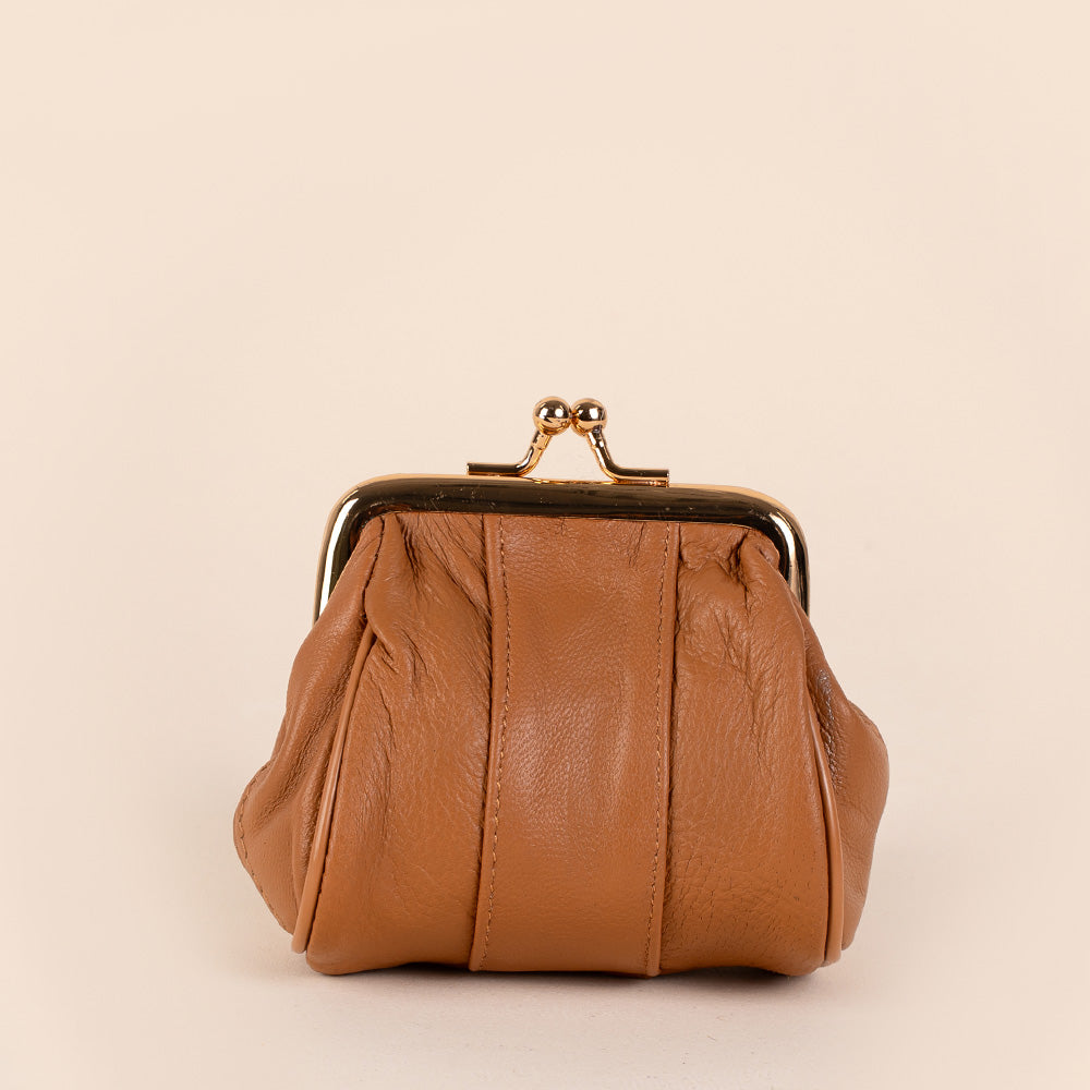 PORTAMONETE CLASSICO PELLE CON CHIUSURA A CLICK CLACK