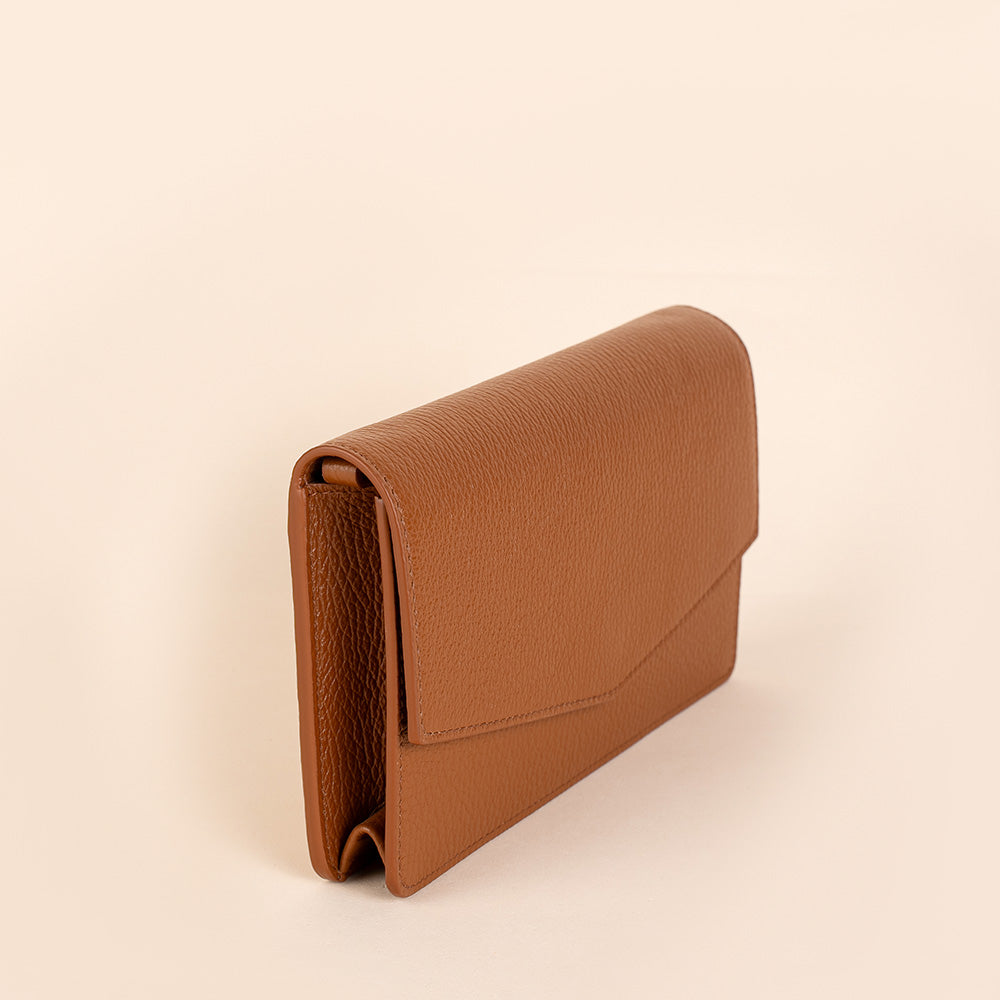 BORSA POCHETTE A PORTAFOGLIO E PORTACELLULARE CON TRACOLLA