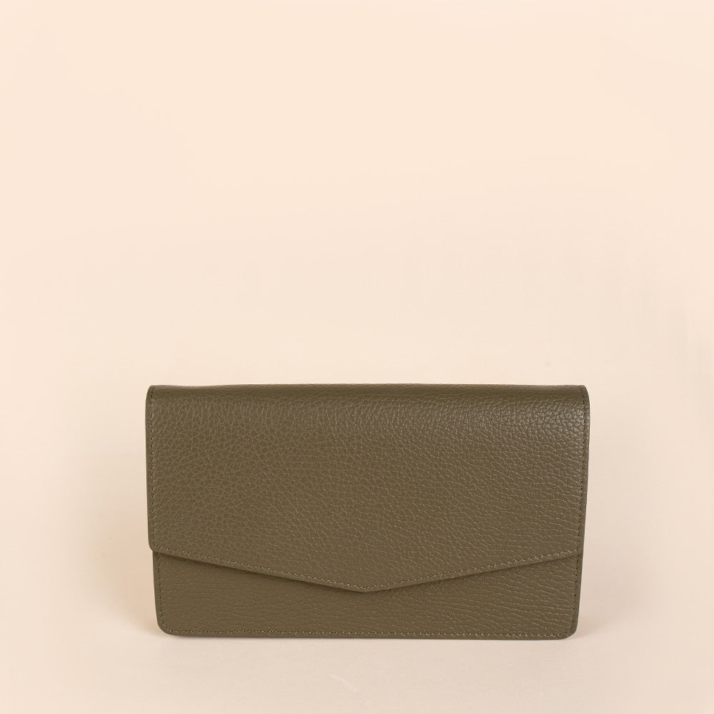 BORSA POCHETTE A PORTAFOGLIO E PORTACELLULARE CON TRACOLLA