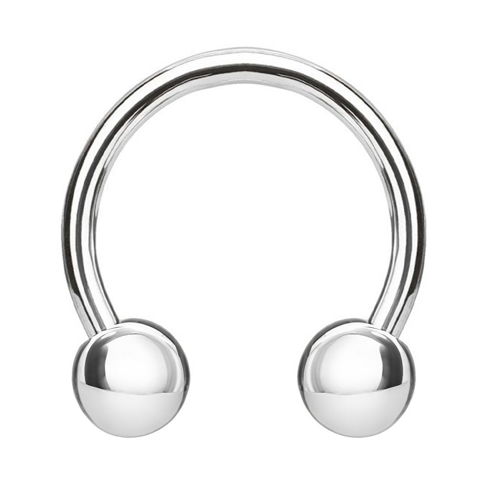 PIERCING CIRCULAR BARBELL A FERRO DI CAVALLO CLASSICO