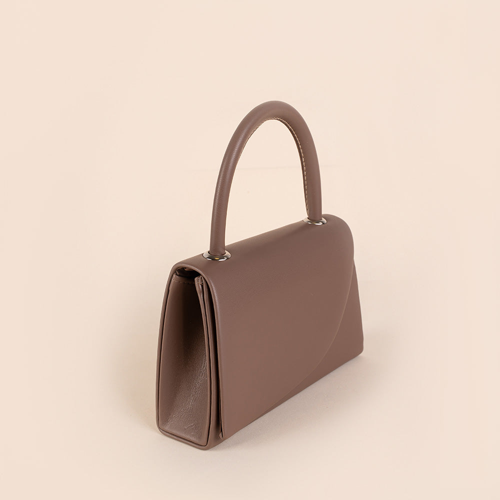 BORSA POCHETTE CON MANICO RIGIDO