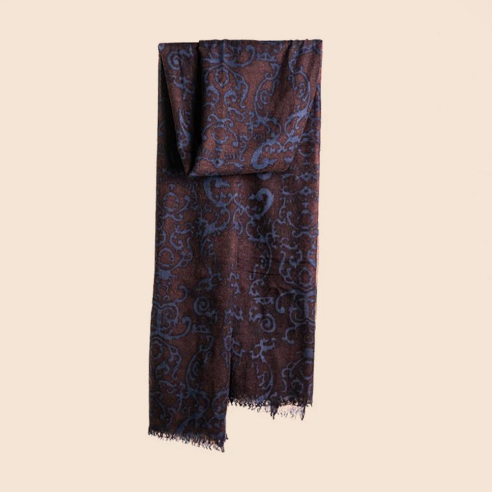 SCIARPA IN LANA TRAMA ARABESQUE