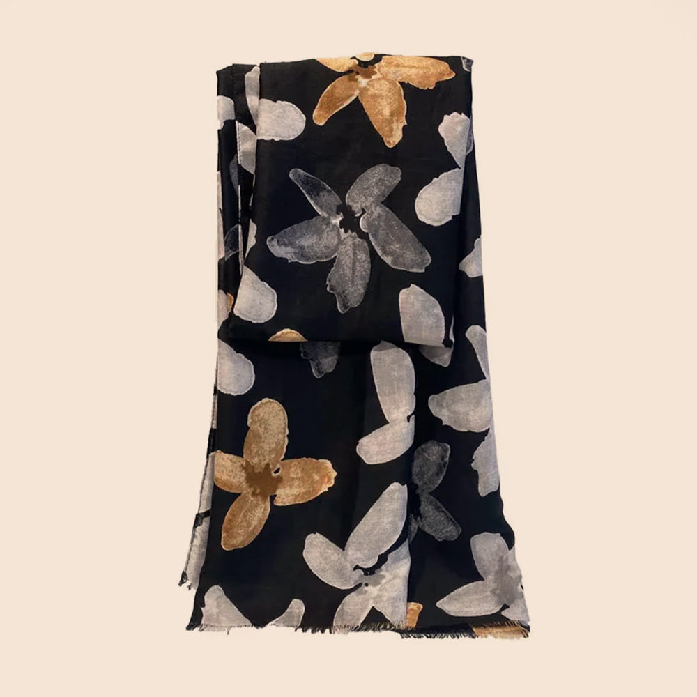 SCIARPA LEGGERA TRAMA FLOREALE