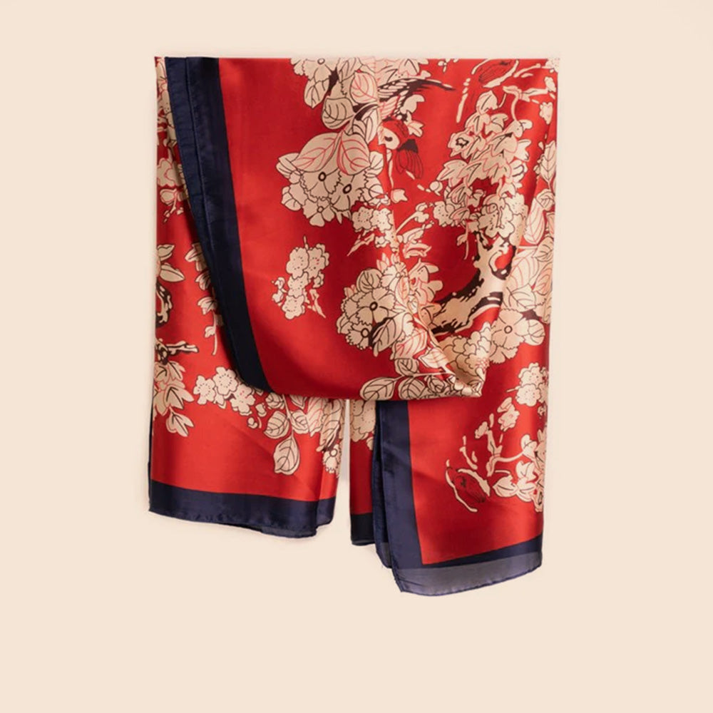 SCIARPA LEGGERA FIORI GIAPPONESI