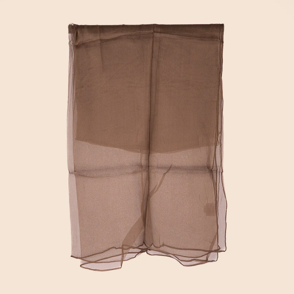 SCIARPA LEGGERA MONOCOLORE IN SETA