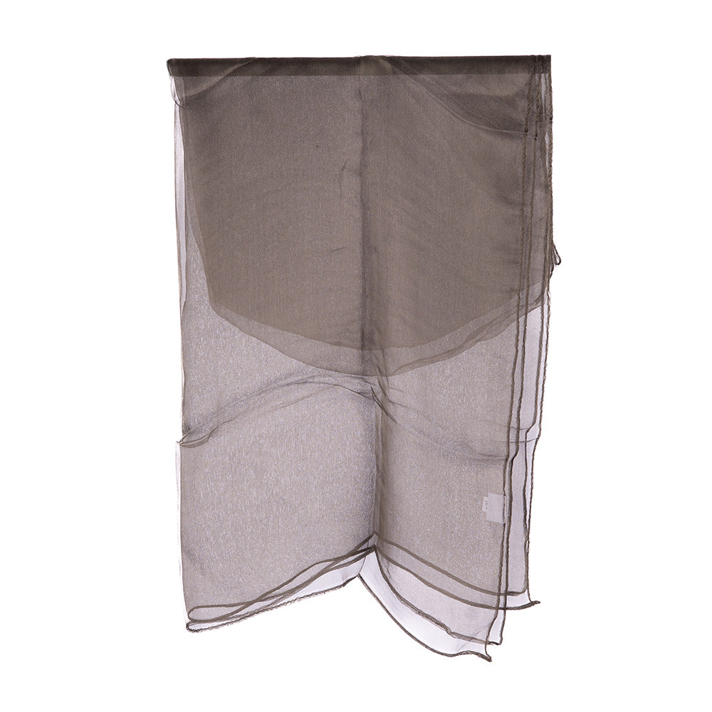 LIGHTWEIGHT SINGLE-COLOUR SILK SCARF 