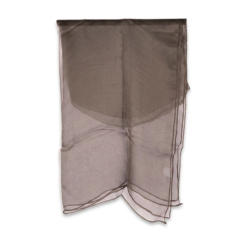 LIGHTWEIGHT SINGLE-COLOUR SILK SCARF 