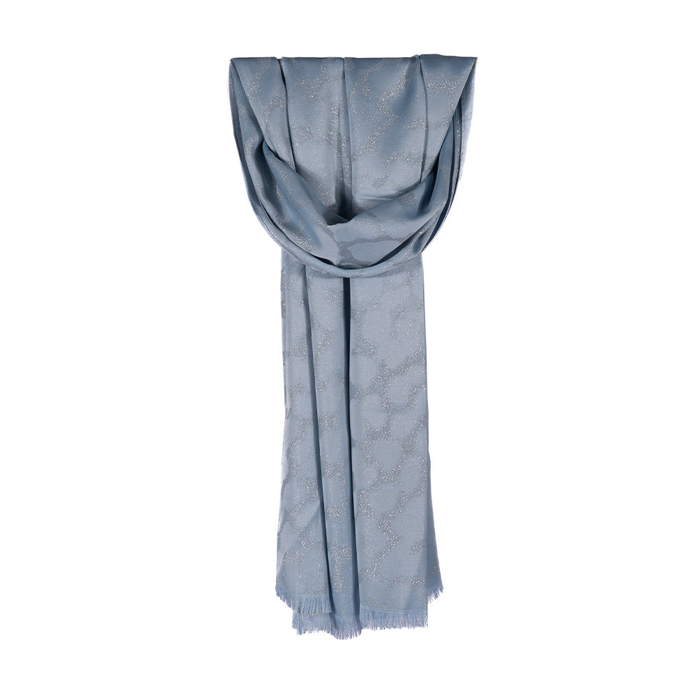 LIGHTWEIGHT SPOTTED GLITTER EFFECT SCARF