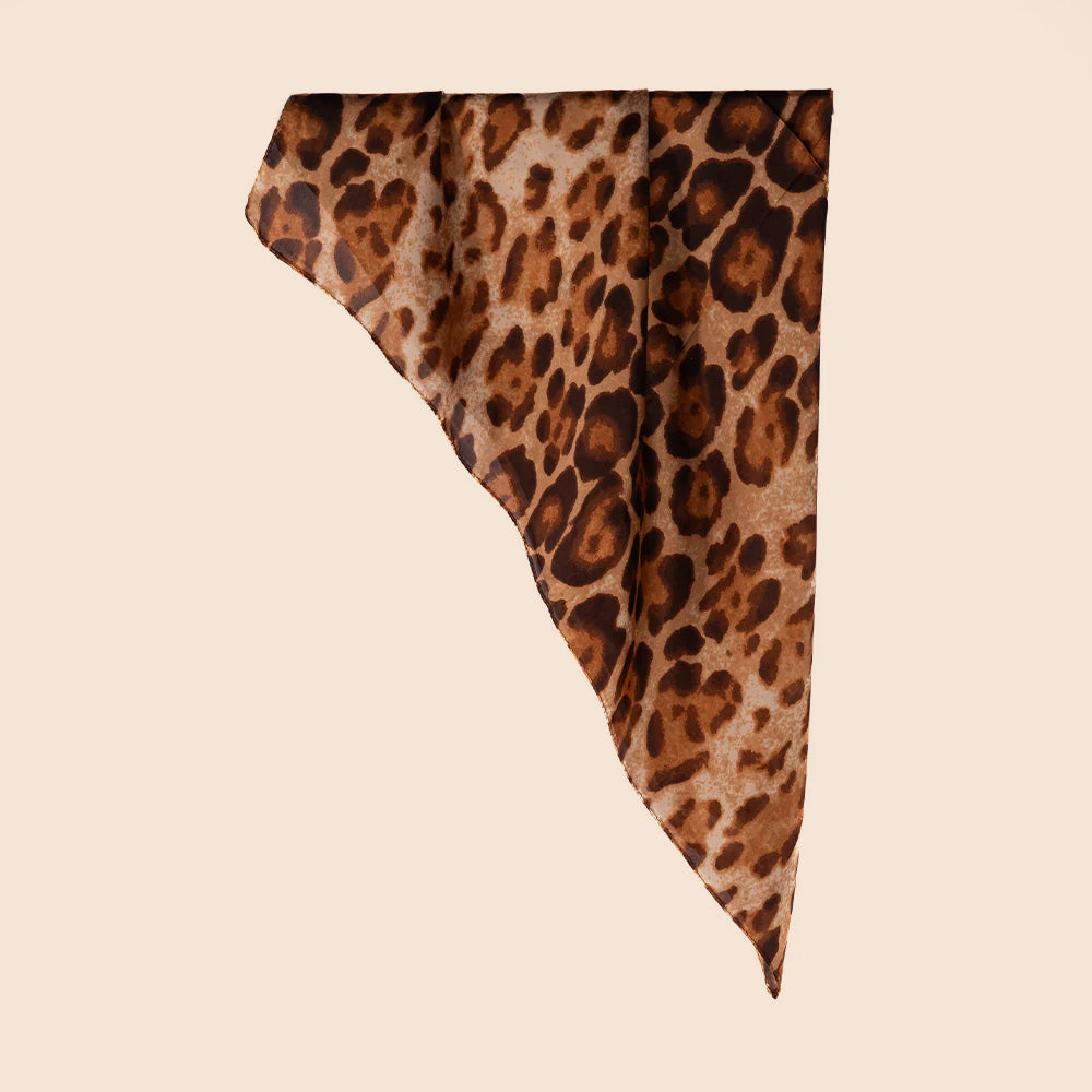 SCIARPA LEGGERA FOULARD QUADRATO MACULATO