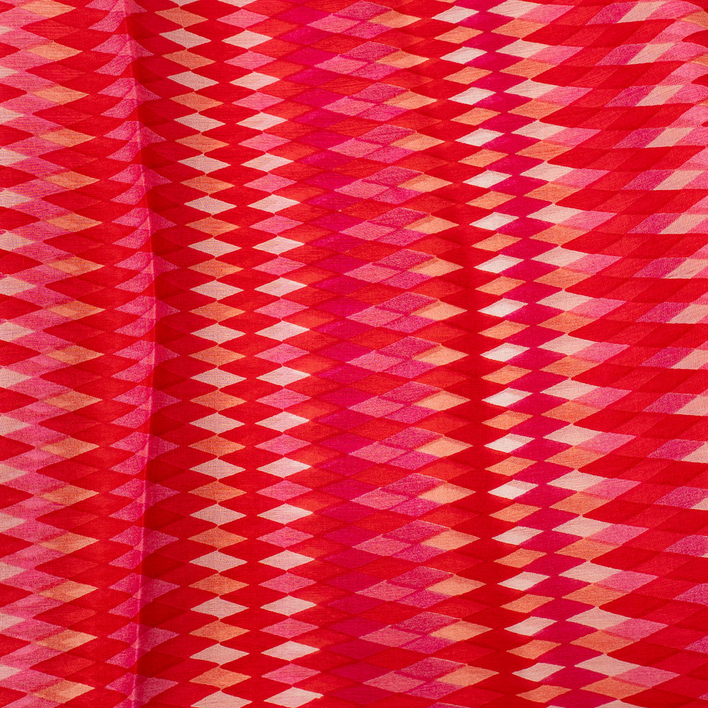 LIGHTWEIGHT SILK PATTERN SCARF