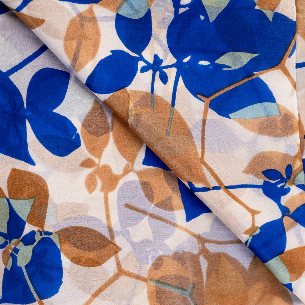 LIGHTWEIGHT SILK PATTERN SCARF