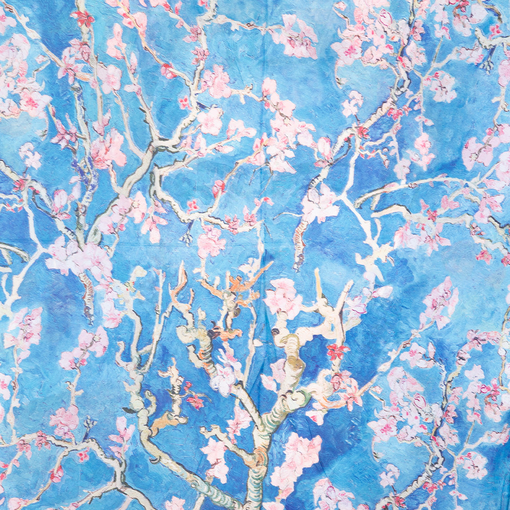 SCIARPA FANTASIA DOPPIA CON FRIDA KAHLO E FIORI