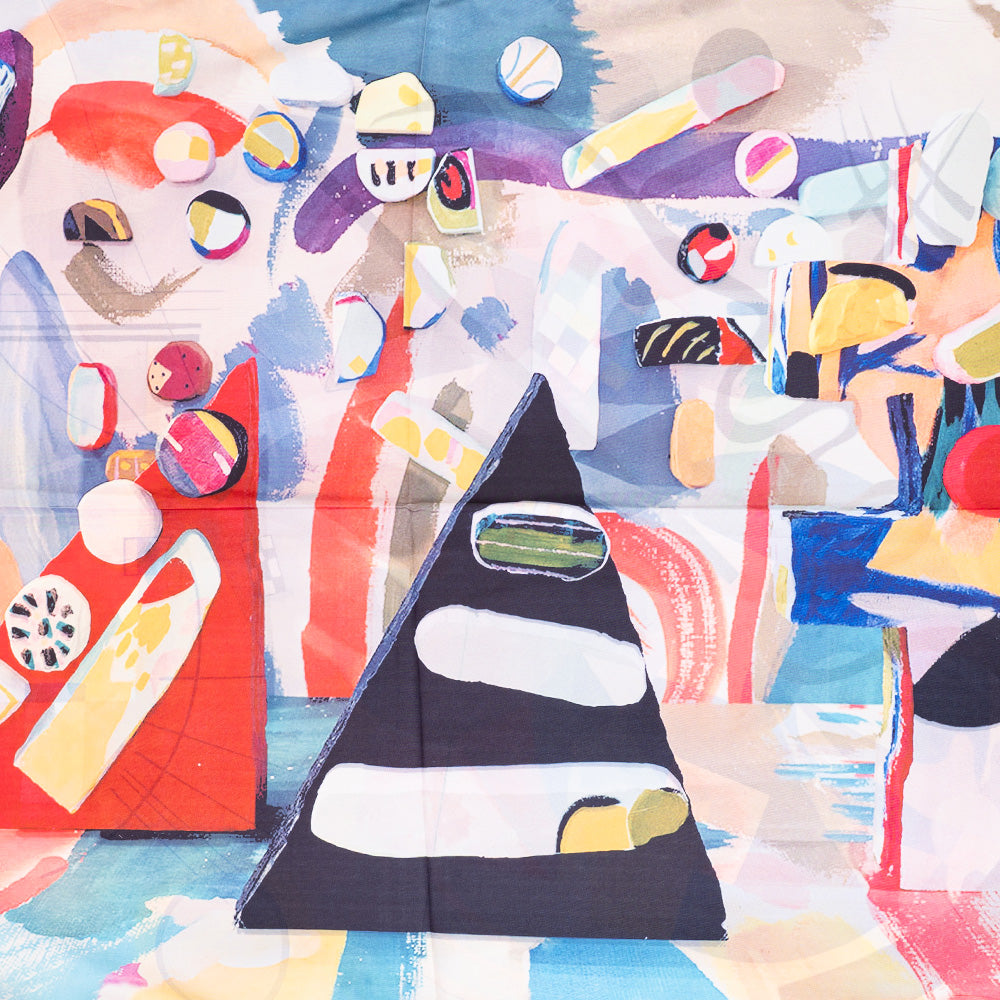 SCIARPA FANTASIA DOPPIA CON FANTASIA ASTRATTA