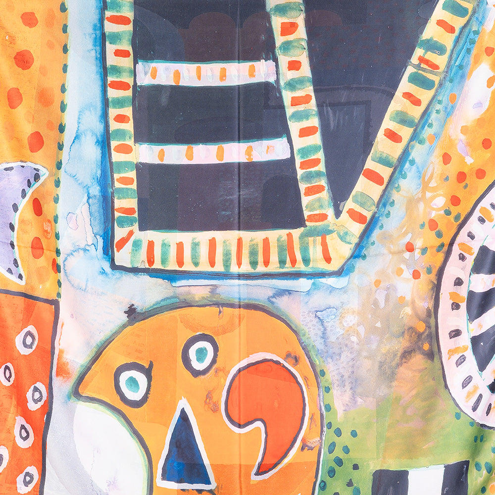 SCIARPA FANTASIA DOPPIA ASTRATTA