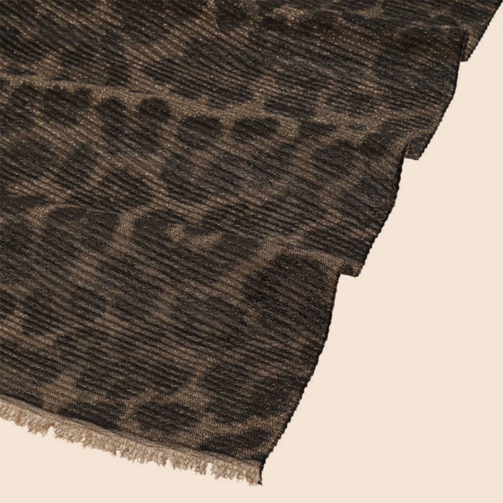 SCIARPA PLISSETTATA ANIMALIER