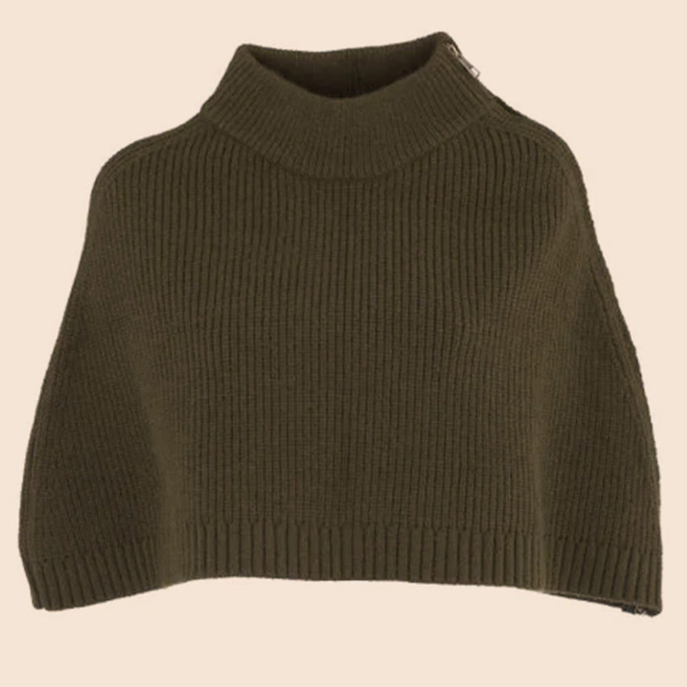 MANTELLA SCALDA SPALLE CON ZIP LATERALE