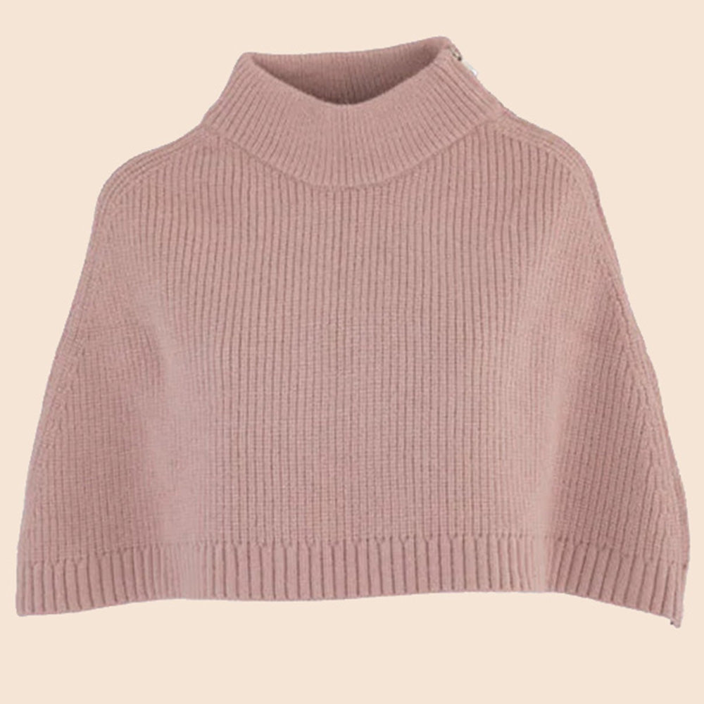 MANTELLA SCALDA SPALLE CON ZIP LATERALE