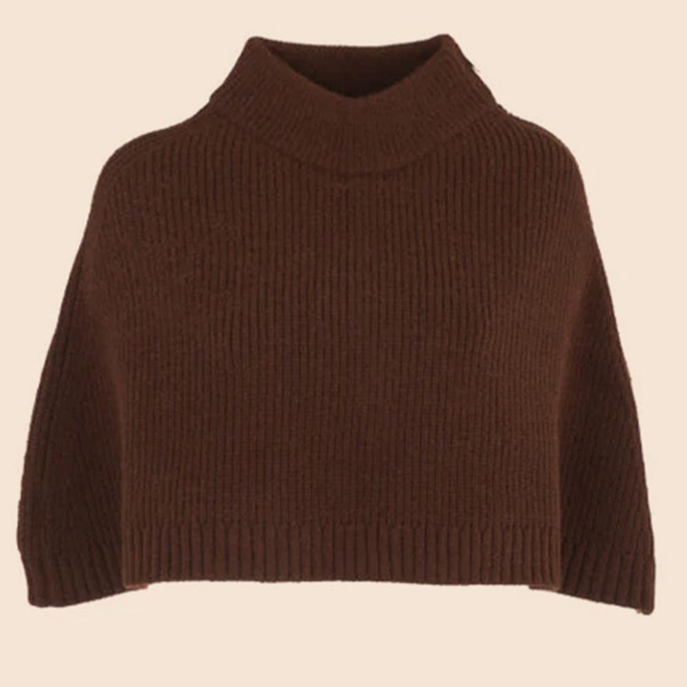 MANTELLA SCALDA SPALLE CON ZIP LATERALE