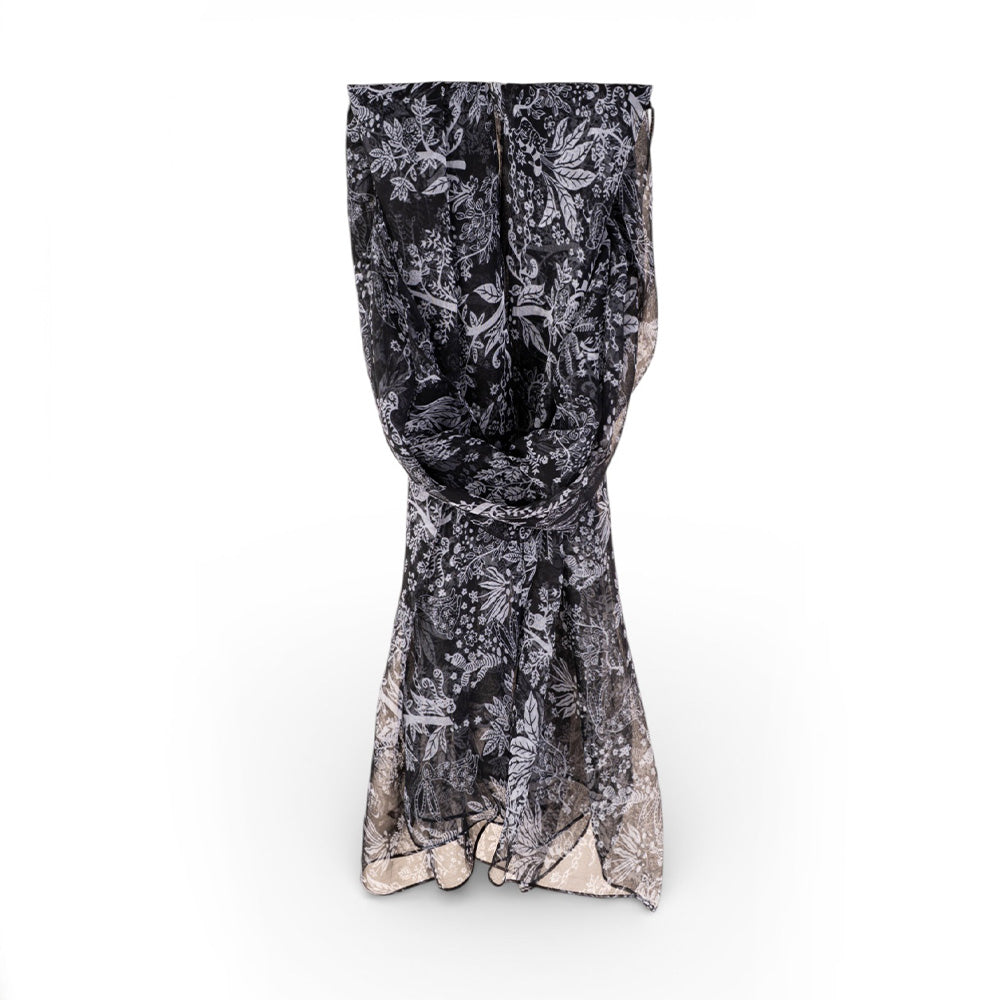 SCIARPA SEMITRASPARENTE FANTASIA CASHMERE