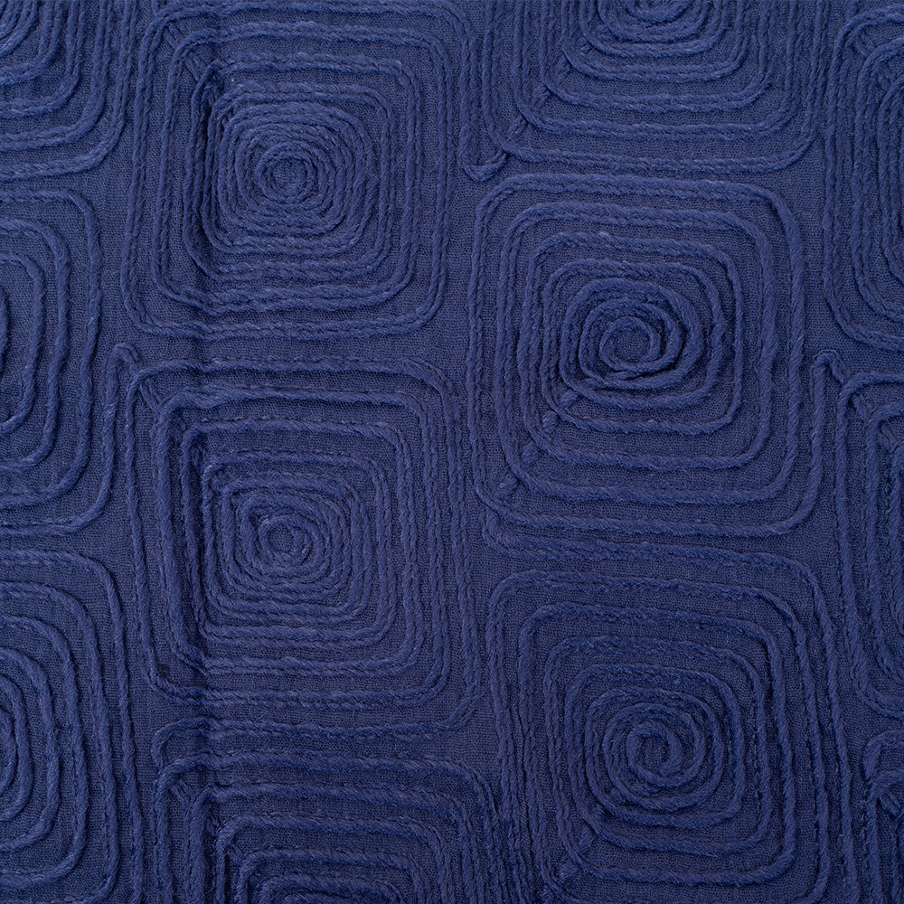 SCIARPA CON TEXTURE ALTERNATA A FORMARE QUADRATI CONCENTRICI