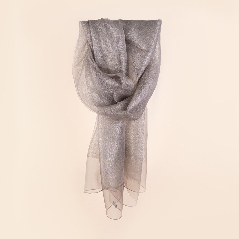 SCIARPA FOULARD LEGGERA LAMINATA